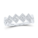 1/5CTW-DIA CN STACKABLE RING